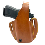 #819 - Optic Capable, Light Bearing Leather holster for Small Frame Lights