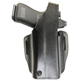 #819 - Optic Capable, Light Bearing Leather holster for Small Frame Lights